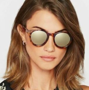 Le Specs Hey Macarena Tortoise Mirrored Polarized Sunglasses